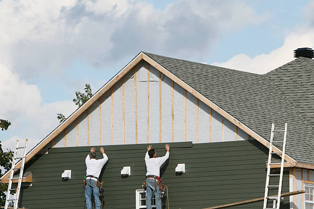 Professional Emergency Siding Repair technician working in Avon Lake, OH